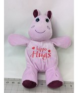 First Main Hippo Hugs Plush Purple Hug a Luvs 14 Inch 2014 Stuffed Anima... - $19.95