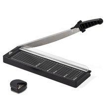 Paper Cutter 12&quot; Cut Length Paper Trimmer, Guillotine Trimmer With 10 Sh... - £29.87 GBP