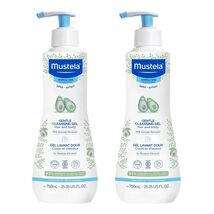 MUSTELA BABY NEWBORN INFANT SOAP BODY WASH CLEANSING GEL SHAMPOO BATH PR... - $51.47
