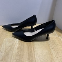 Marc Fisher Women MFabode2-R Black  Fabric Point Toe Heels size 6M - $24.75