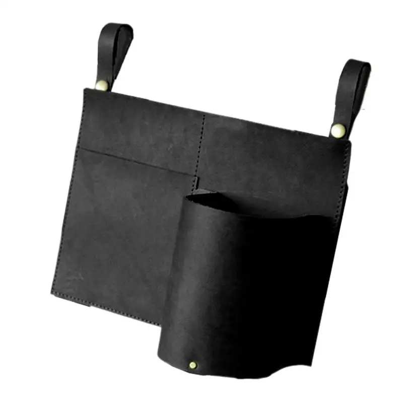 Camping Armrest Storage Bag Storage Hangings Bag PU Leather Organizer - £12.78 GBP+