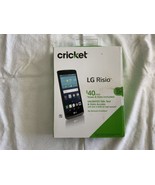 NEW LG Risio 4G LTE Cricket Wireless Grey Black OPEN BOX - $1,409.36 MXN
