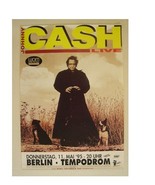 Johnny Cash Affiche En Domaine Avec Chiens Concert Berlin - $308.69 CAD