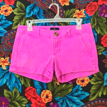 WOMEN&#39;S AMERICAN EAGLE OUTFITTERS SHORTS STRETCHY MIDI PINK WOMENS SIZE ... - £19.75 GBP