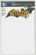 Batman Detective Comics #20 DC Comic Blank Sketch Cover Variant Jason Fabok Art - $16.82