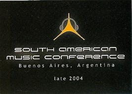 South American Music Conference 2004 Postcard - £3.88 GBP