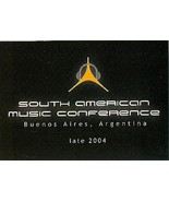 South American Music Conference 2004 Postcard - £3.87 GBP