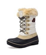 DREAM PAIRS Women&#39;s Warm Faux Fur Lined Mid Calf Winter Snow Boots Size 6 - £38.14 GBP