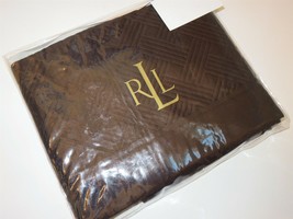1 Ralph Lauren Suite Lattice Quilt Standard Sham Chocolate Brown Nip - £37.71 GBP