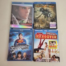 Blu-ray Movie Lot Hangover, Pacific Rim, Superman, American Psycho - £10.08 GBP