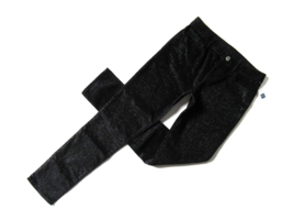 NWT GAP Super Skinny Cord in Black Sparkle Glitter Stretch Corduroy Pants 14 - £11.16 GBP
