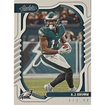 A.J. Brown 2022 Panini Absolute Football Green Card #80 NFL Philadelphia... - $4.94