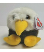 Baldwin the Eagle Puffkins Bean Bag Plush 1998 Patriotic Bird w Hang Tag... - $16.39 CAD