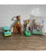 Burgerking Scooby Doo Toys Lot Of 4 Shaggy And Scooby SH - $282.54 MXN