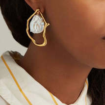 Jamaican ~ Exotic Pearl Earrings - £18.80 GBP