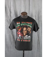 Malcolm X Shirt - No Justice No Peace Graphic - Men&#39;s Large  - $48.02 CAD