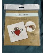 Crafters Square Counted Cross Stitch Kit "heart and wings" Arts &amp; Crafts - $7.43