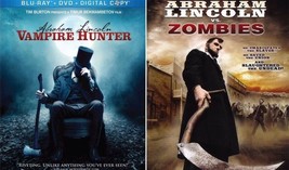 Abraham Lincoln; Vampire Hunter + Vs Zombie + Grahame-Smith&#39;s Libro- New 2 - £24.60 GBP
