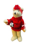 Boyds Bubba Bear Elly Mae Plush  1990’s Jointed Dressy Red Allegra Sweat... - £26.15 GBP