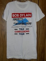 Bob Dylan Tom Petty Concert Shirt Vintage 1986 True Confessions Single Stitched  - £239.79 GBP