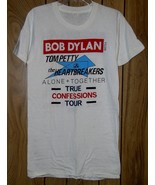 Bob Dylan Tom Petty Concert Shirt Vintage 1986 True Confessions Single S... - €255,83 EUR