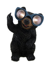 Zeckos Naughty Bear Solar Eyes LED Light Statue - $43.55