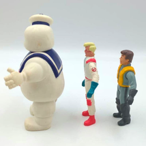 3 Ghostbusters Figure Lot Egon Spengler Peter Venkman Stay Puft Marshmallow Man - £27.23 GBP