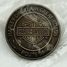 Route 66 Harley-Davidson Motorcycle Collector Pin Great Roads  - £6.82 GBP