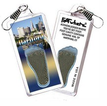 Hartford FootWhere® Souvenir Zipper-Pull. Made in USA - £6.27 GBP
