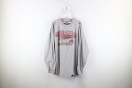 Vtg Nike Men XL Travis Scott Mini Swoosh Ohio State Football Long Sleeve T-Shirt - £39.18 GBP