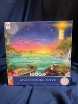 Ceaco 1000 Piece Jigsaw Puzzle Lighthouse Cove. COMPLETE - $9.45