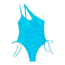Solid Color Swim Wear for Women 2023 Vintage Beachwear Backless Bathing ... - $25.43