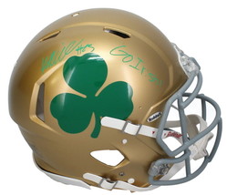 Kyren Williams Autographed &quot;Go Irish&quot; Alt. Authentic Helmet Beckett LE 2... - £951.32 GBP