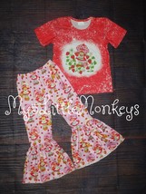 NEW Boutique Strawberry Shortcake Girls Bell Bottom Outfit Set - £5.58 GBP+