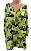 Woman’s Kaari Blue 1X Blouse Floral Blouse - $188.46 MXN