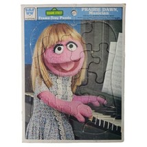 Frame Tray Puzzle Vintage Sesame Street Prairie Dawn Whitman Musician Piano - £7.78 GBP