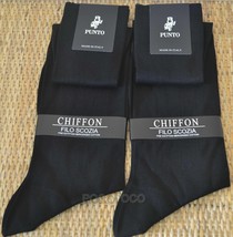 2 Paare Socken Lang Men Baumwolle Draht Von Schottland Chiffon Lange Socke Punto - $22.57