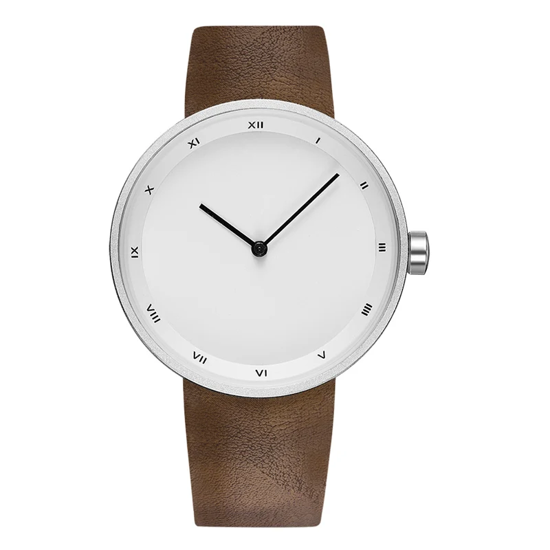 Reloj Watch Men New Simple Men Quartz Wristwatches Leather Waterproof Wr... - £14.85 GBP