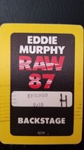 Eddie Murphy - Raw 1987 Tour Rosemont, Illinois Original Cloth Backstage Pass - £16.03 GBP