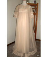 Vintage Tosca of California Chiffon Robe &amp; Gown Lingerie Peignoir Set Si... - €107,17 EUR