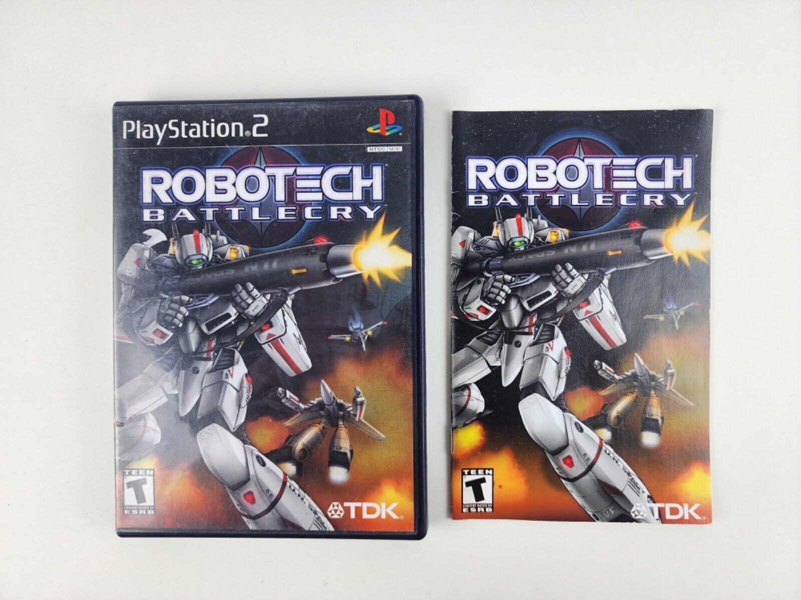 Robotech: Battlecry Case & Manual Only, NO DISC (Sony PlayStation 2, 2002) - £7.87 GBP