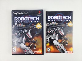 Robotech: Battlecry Case &amp; Manual Only, NO DISC (Sony PlayStation 2, 2002) - £7.90 GBP
