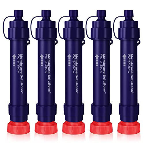 Membrane Solutions Water Filter Straw WS02, Detachable 4-Stage 0.1-Micro... - $179.96
