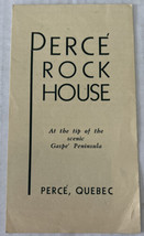 Percé Rock House Quebec At the Top of the Scenic Gaspe Peninsula Vintage... - £19.28 GBP