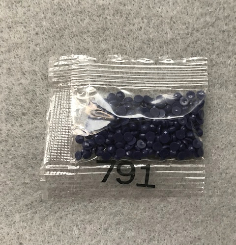 Diamond Painting Round Op Resin Drills DMC 791 V Dk Cornflower Blue 1pk ... - $1.25
