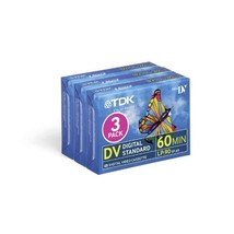 3pk Tdk Mini Dvm Tape - 60 Mins  - £36.68 GBP