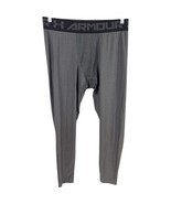 Under Armour Compression Pants Leggings Mens Large Gray Base Layer Footb... - $22.28