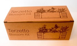 Illini Terzetto Blossom Kit Mini Indoor Box Trio Lavender, Basil, Mixed Herbs - £17.53 GBP