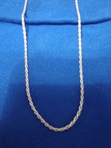925 Sterling Silver 1.5 Mm Wide 18 In Long Rope Chain Necklace Free Ship... - $25.99