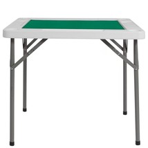 4-Player Square Folding Card Game Poker Table w/ Green Felt Top and Cup ... - $3,623.47 MXN